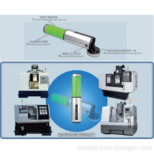 24v cnc led machine signal tower light ONN-M4C CE TUV approved